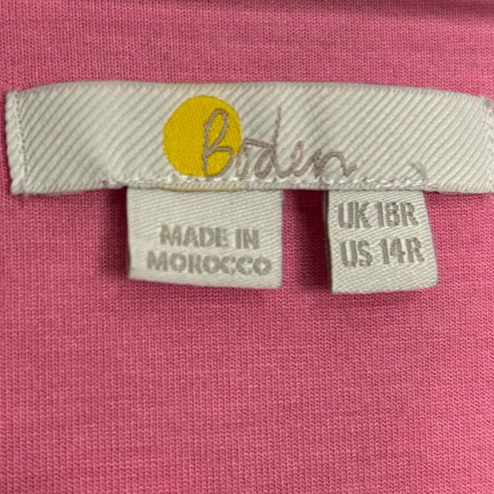 Boden Eva Jersey Knit Midi Dress Women’s Size 14 Floral Retro Whimsical Flared - Picture 7 of 8